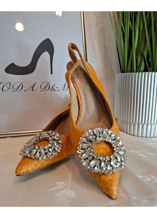 Magassarku cipo, narancssarga, Narancssárga, 36