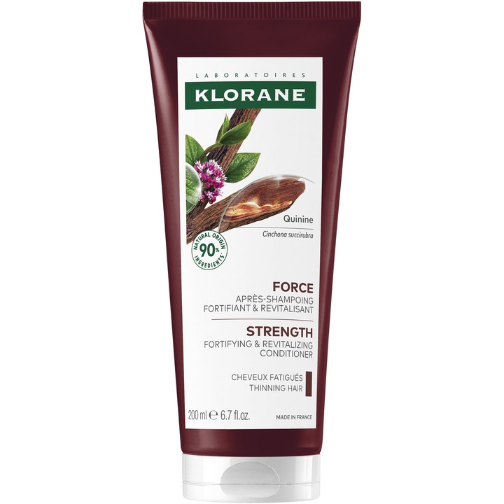 Balsam fortifiant si stimulant cu Chinina si Floare de colt BIO Klorane, 200 ml