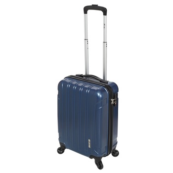 Troler Cabina Policarbonat/ABS 4 Roti STELXIS ST 513- 54 cm Bleumarin Troler Cabina Policarbonat/ABS 4 Roti STELXIS ST 513- 54 cm Bleumarin
