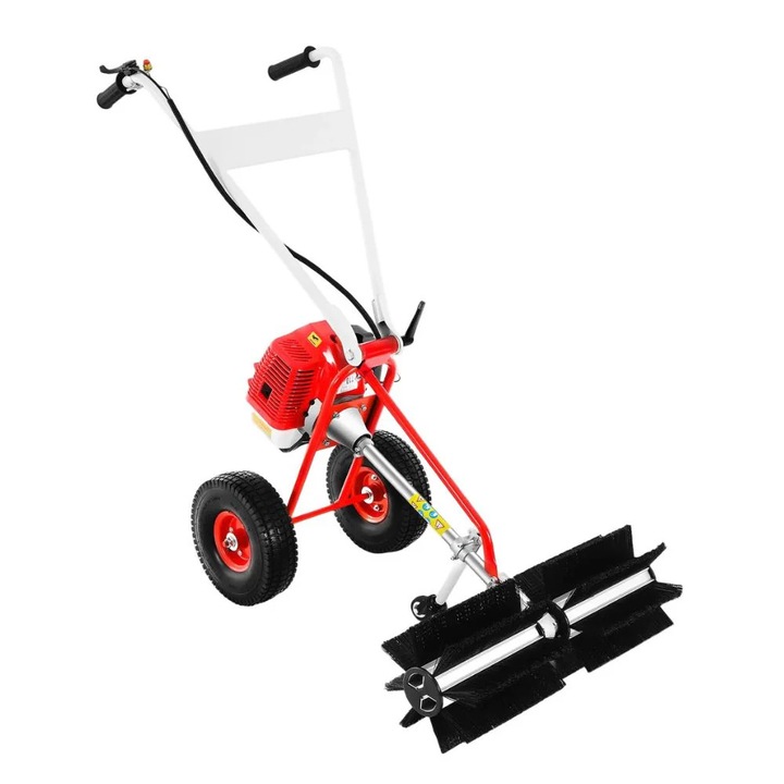 Matura de gazon, 43cc, alimentata cu benzina, 60cm, rosie