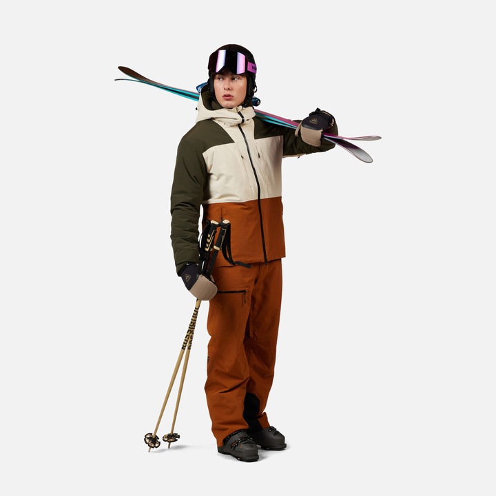 Geaca ski Rossignol OUTERLIMITS INSULATED JKT, culoare bej, pentru barbati, marimea XL