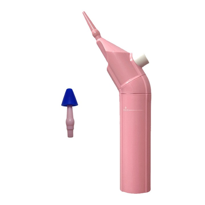 Портативен ръчен иригатор за уста, високо налягане, розов, 21x4.5x3.5cm