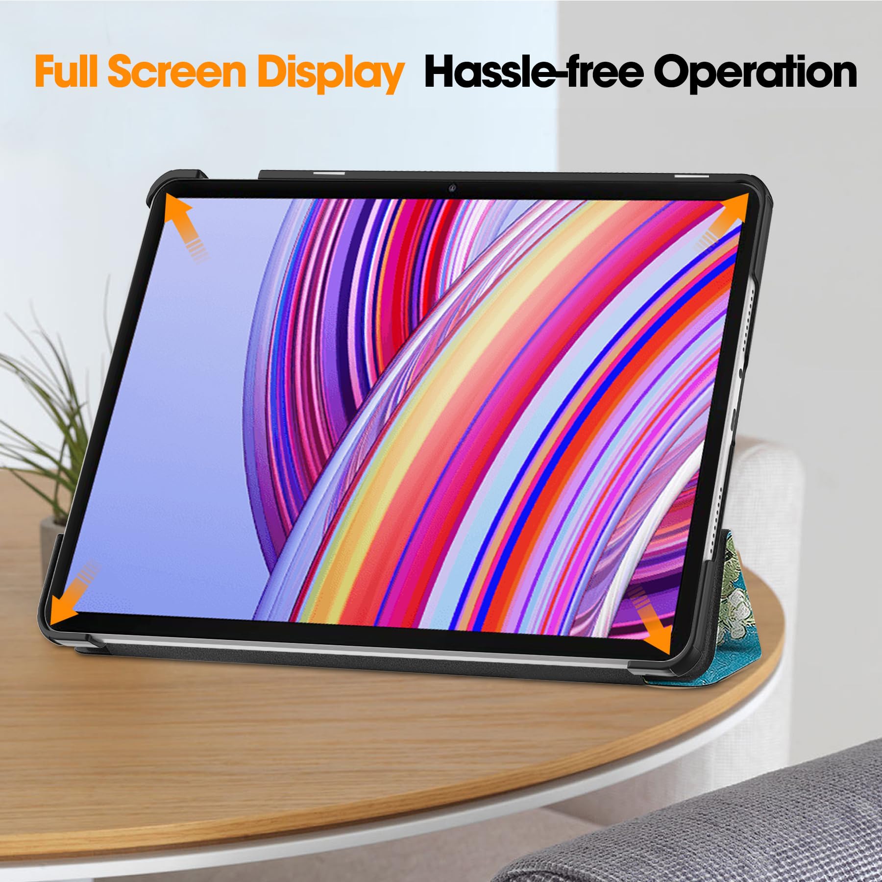Husa tabletă Omelivon pentru Xiaomi Redmi Pad Pro 12.1 Inch 2024, auto funcție sleep/wake, multicolor