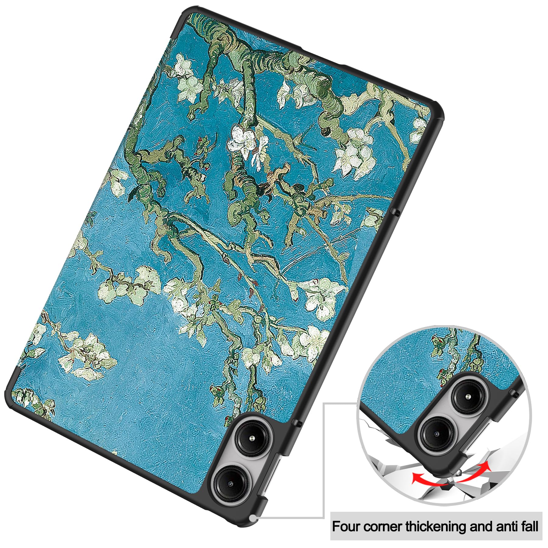 Husa tabletă Omelivon pentru Xiaomi Redmi Pad Pro 12.1 Inch 2024, auto funcție sleep/wake, multicolor