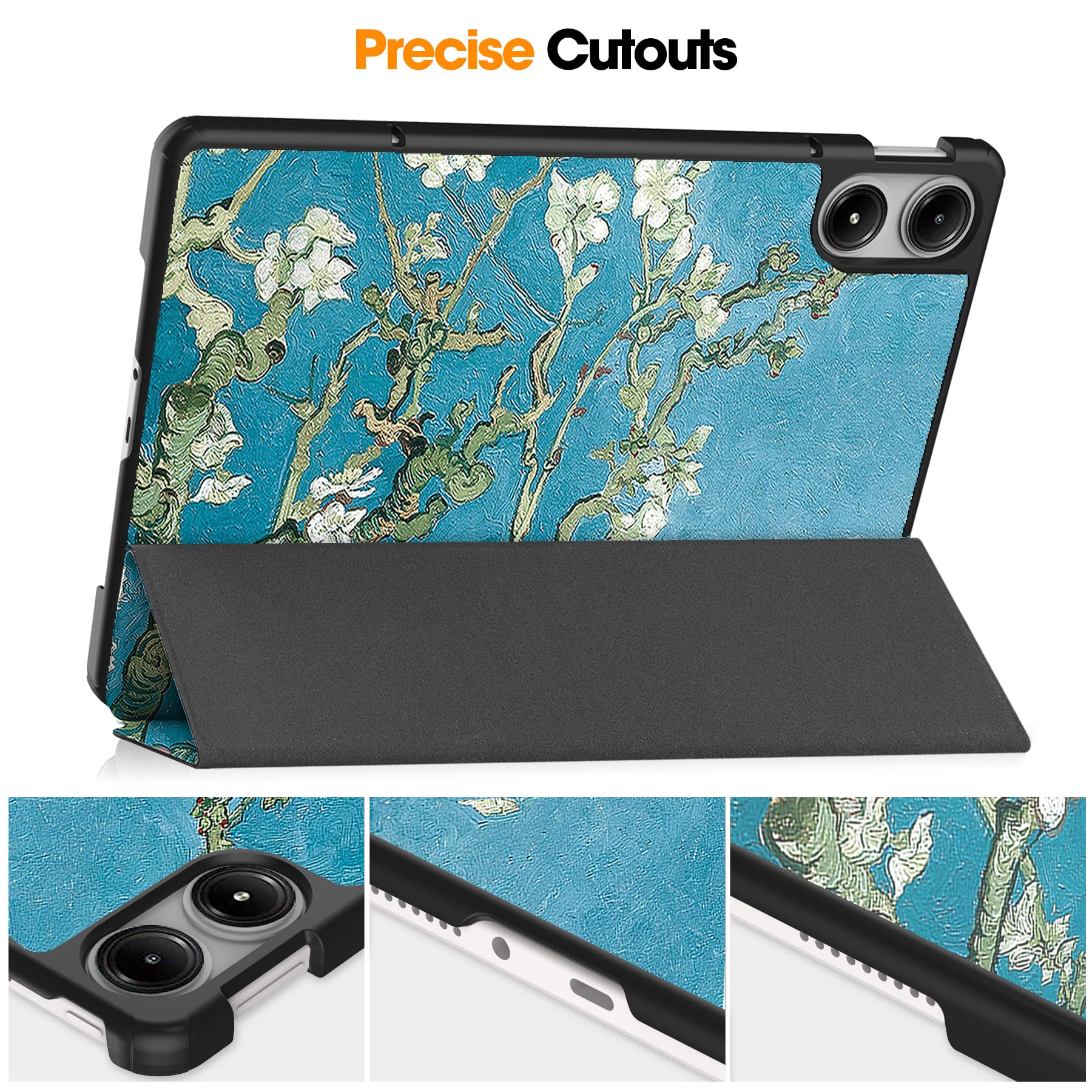 Husa tabletă Omelivon pentru Xiaomi Redmi Pad Pro 12.1 Inch 2024, auto funcție sleep/wake, multicolor