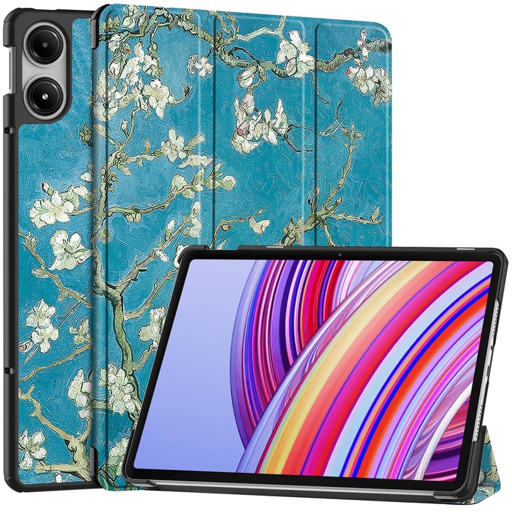 Husa tabletă Omelivon pentru Xiaomi Redmi Pad Pro 12.1 Inch 2024, auto funcție sleep/wake, multicolor