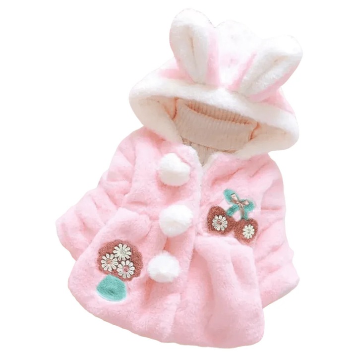 Памучно палто за момичета ROZI