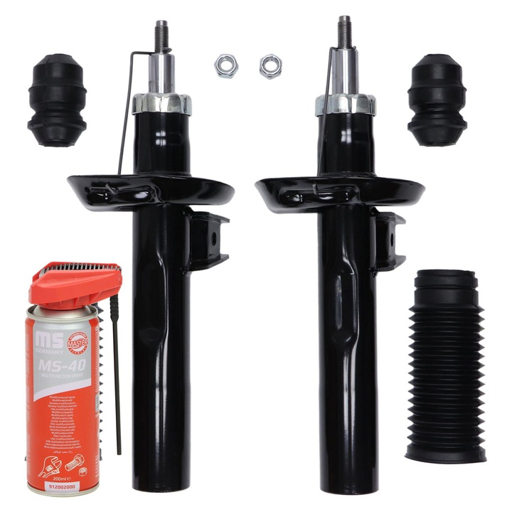 Master-Sport lengéscsillapító készlet, 2 db, gáz, felső tartóval, 55mm, SEAT LEON-hoz