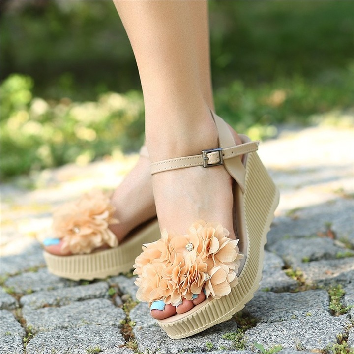 Női papucs, Öko bőr, Base, 383625, Bézs, 36