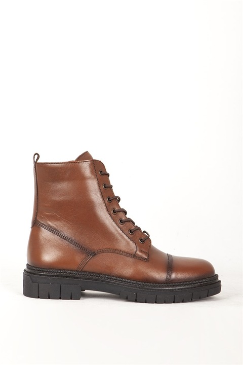 Női csizmák, Valódi bőr, Jacket Club, 405727, Barna, 39