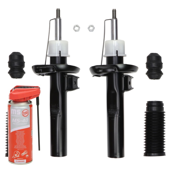 Master-Sport 2 gázos lengéscsillapító készlet, gumitámasszal, 55 mm, SEAT Altea, Altea XL, Leon, Skoda Octavia, VW Golf, Jetta, Passat modellekhez