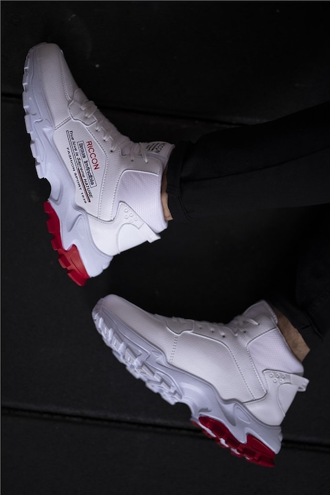 Férfi sportcipő, Ökológiai bőr, Riccon, 326263, Fehér, 41