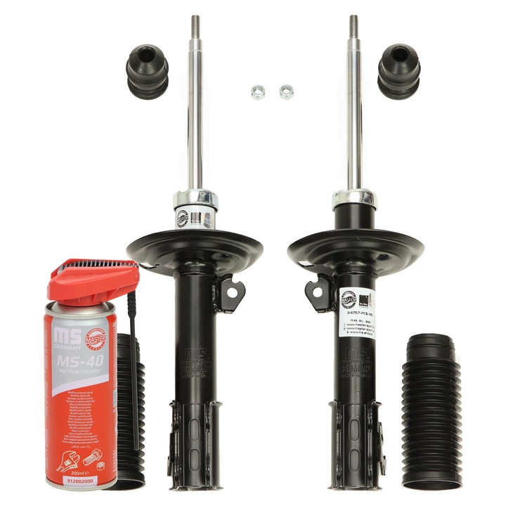 Lengéscsillapítók Master-Sport, porvédelemmel, 8.3kg, Daihatsu Charade VIII és Toyota Yaris modellekhez