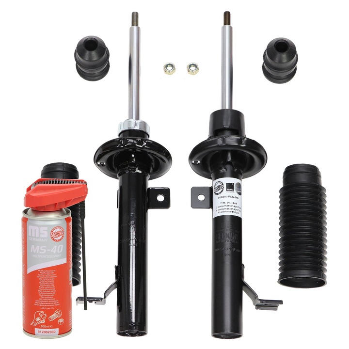Lengéscsillapító készlet védelemmel, Master-Sport, gáz, 6,12kg, Ford Fiesta V, 1.25-1.6, 2001-2008