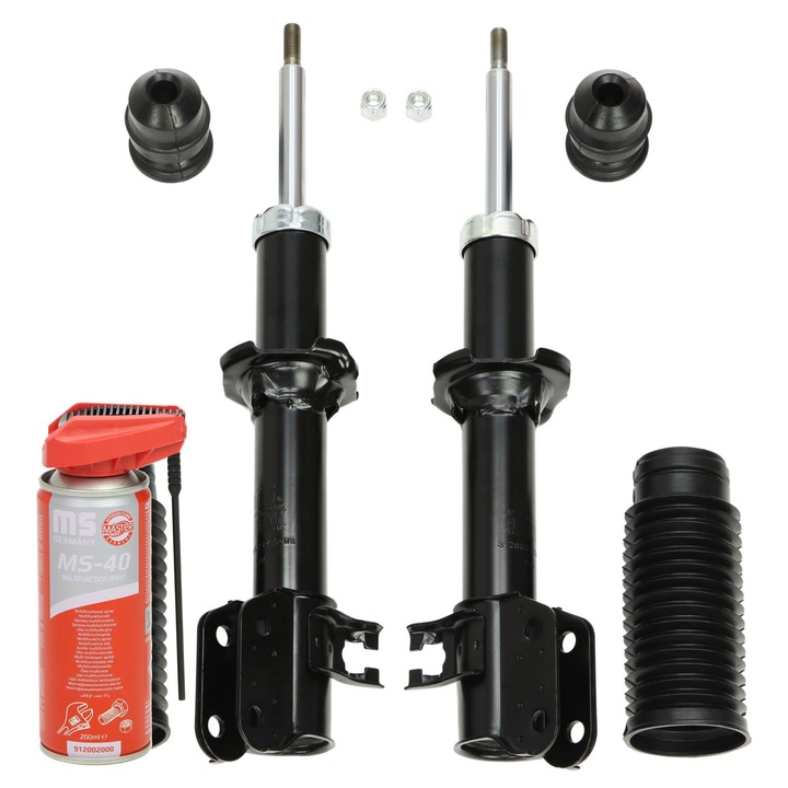 Lengéscsillapító készlet védelemmel, Master-Sport, gáz, felső támasztékkal, többszínű, 6,61kg