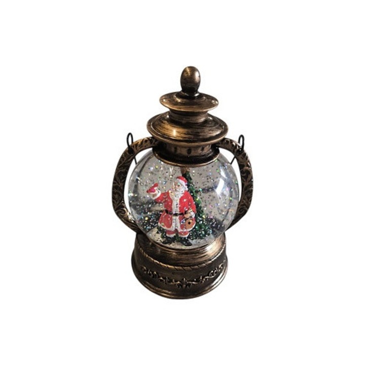 Karácsonyi dekoráció, elemes lámpás, 21 cm, Clini 2X-0782