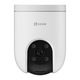 Смарт камера за наблюдение EZVIZ, 2K резолюция, ъгъл на видимост 104°, микрофон, високоговорител, LAN и безжична, Pan/Tilt, Micro SD / Clod EZVIZ, до 30 м, бяла, външна