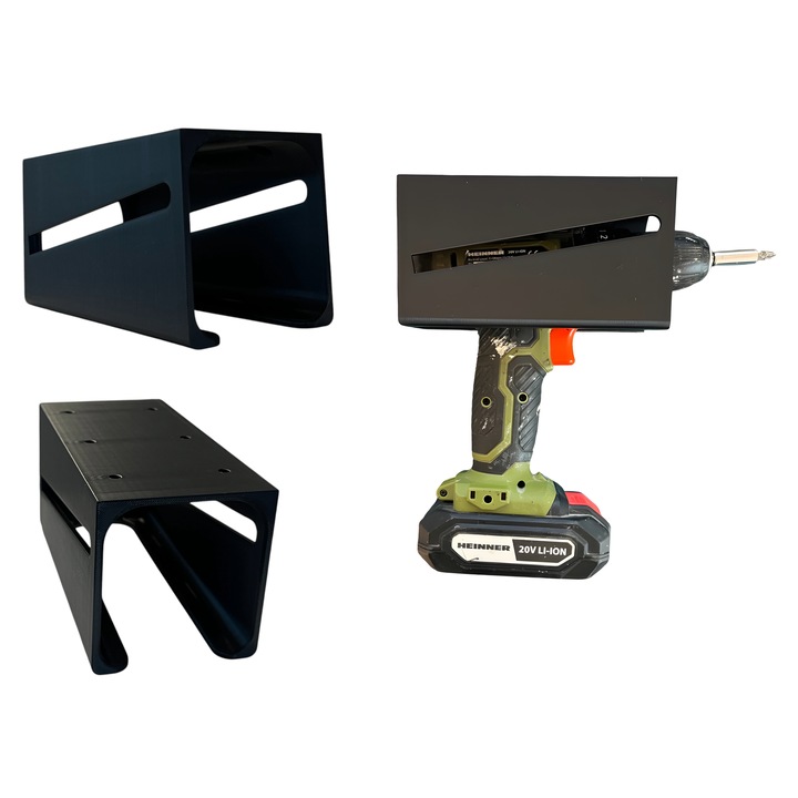 Suport scule electrice universal montaj perete, rezistent, culoare Negru, model 40mm