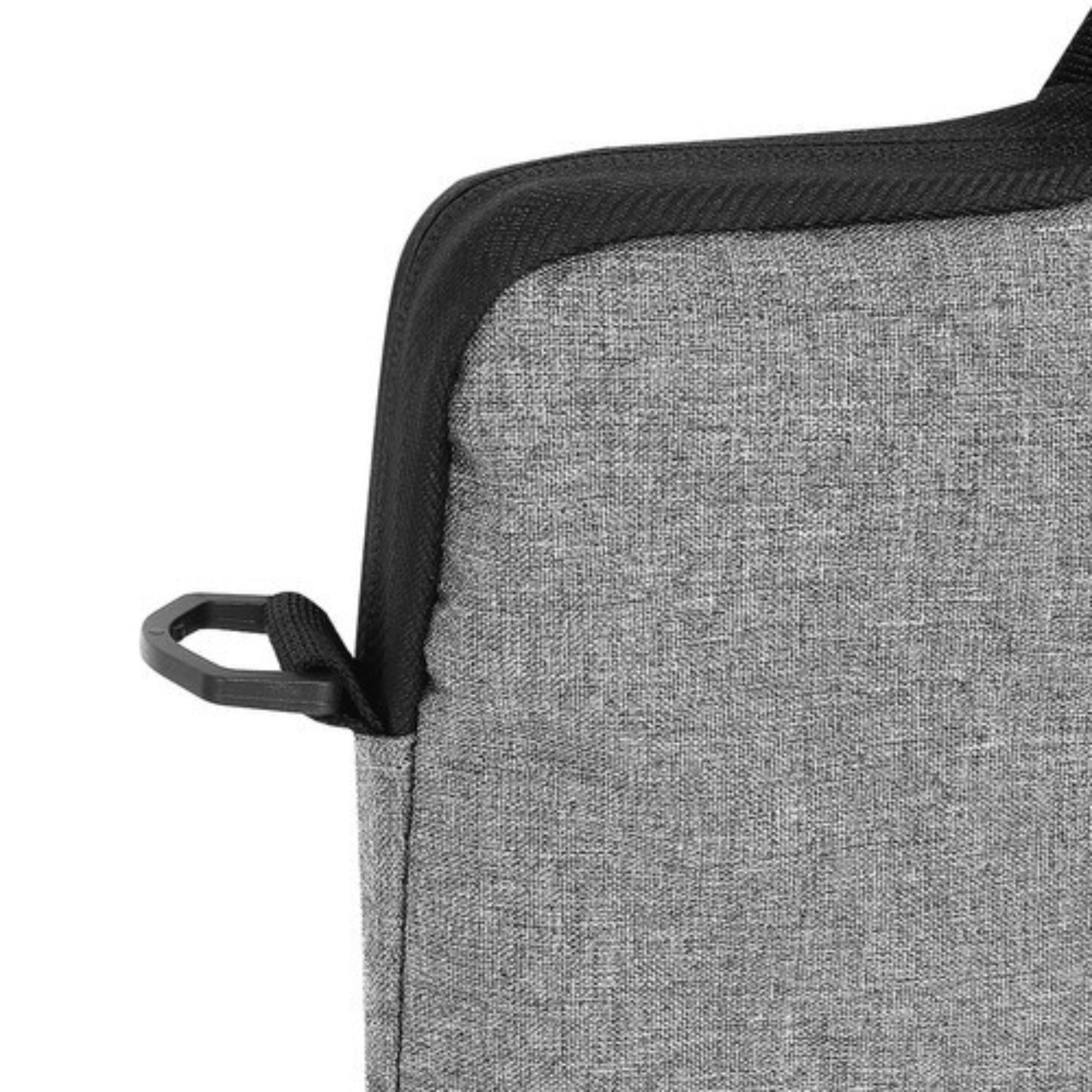 Geanta Universala VarioShop®, pentru Laptop 12-14 inch, Protectie Interna, Compartiment Principal si Curea de Umar Detasabila, Compatibila laptop Apple MacBook, Asus, Acer, Dell, Huawei, 41 x 30 cm, Gri