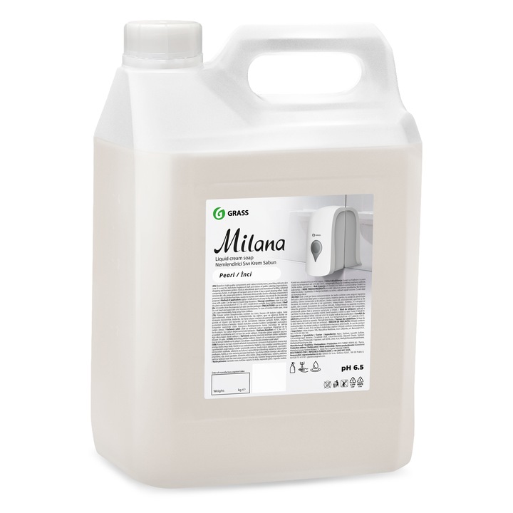 Gel de dus 5 litri - Sapun Crema Milana Perla
