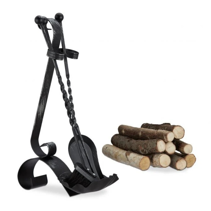 Suport lemne B2X, fonta, design clasic, 62, 2x36x23cm