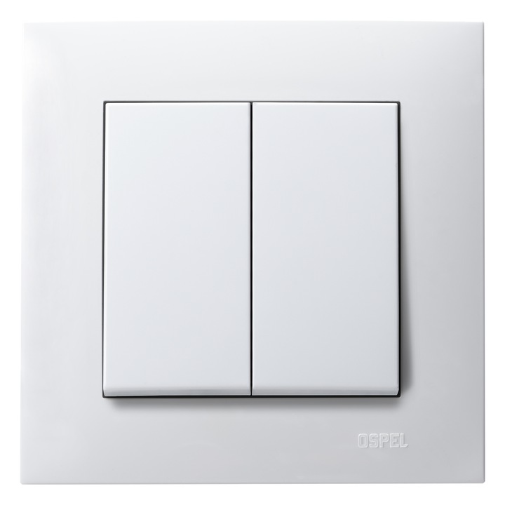 Comutator OSPEL, 10AX, IP20, alb