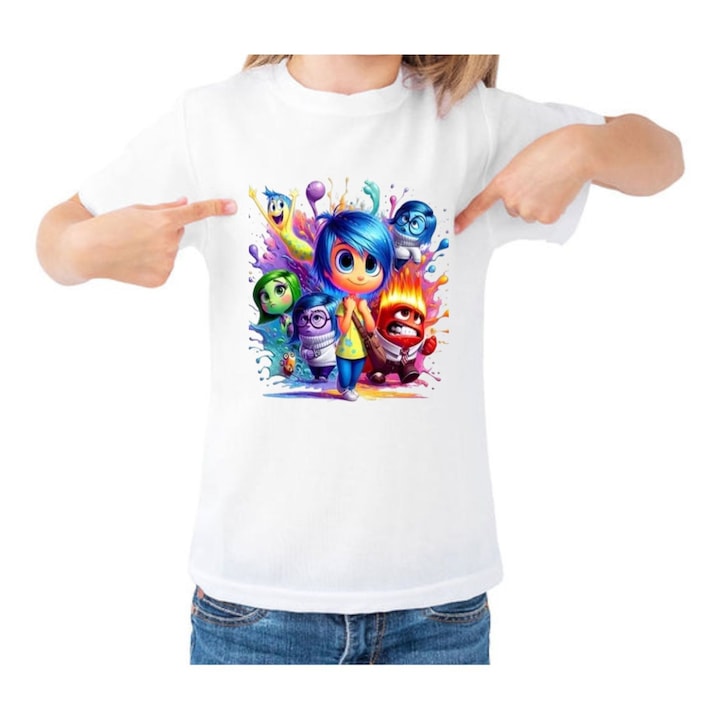 Unisex póló, INSIDE OUT1 modell, fehér, Fehér