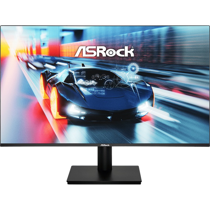 Monitor Gaming IPS LED ASRock 27" CL27FFB, Full HD 1920 x 1080, VGA, HDMI, 144 Hz, 1 ms Negru