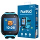 Ceas smartwatch pentru copii, Setty Funkid SD-100, cu GPS prin lbs si functie telefon, localizare camera foto laterala, monitorizare spion, display touchsreen color, lanterna, Albastru