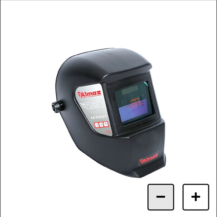 Masca sudura cu reglaj automat, Almaz, plastic, protectie DIN11 Calitate