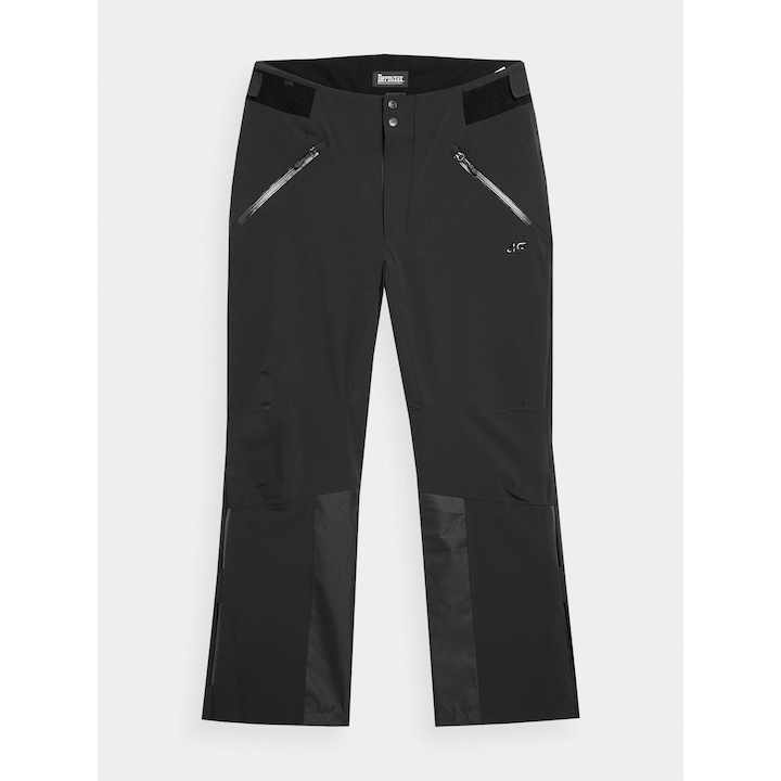 Pantaloni de schi 4FPRO, membrană Dermizax 20 000, impermeabili, craci, Negru