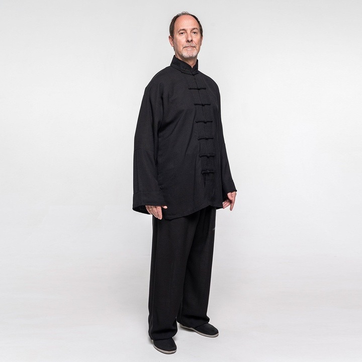 Pantalon KUNG FU IN, negru, Negru