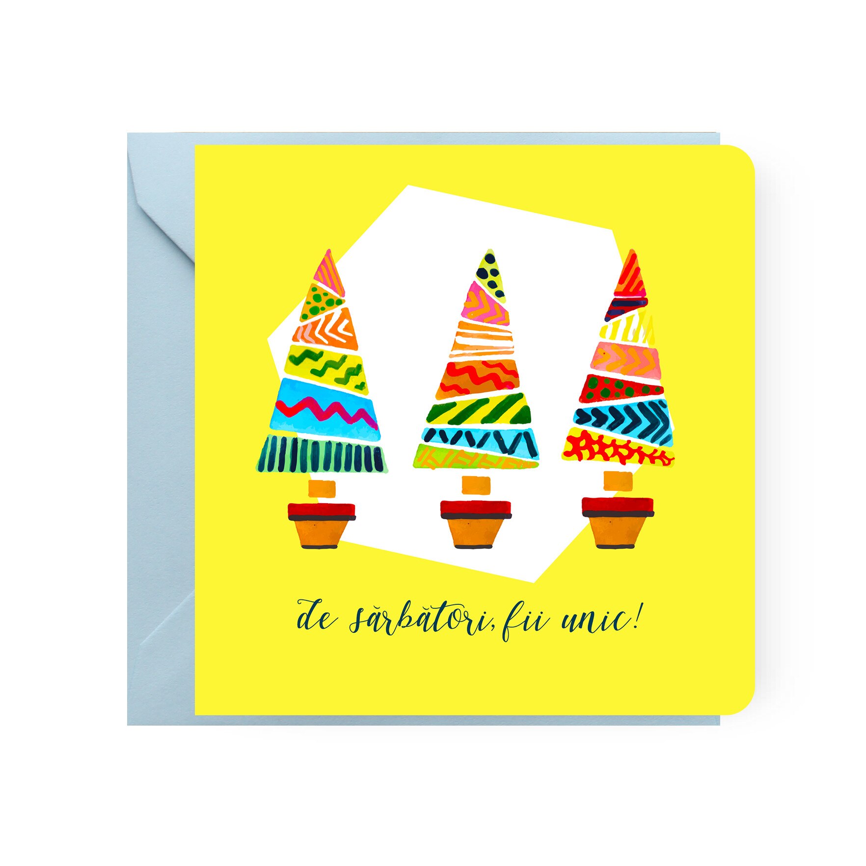 Felicitare de Craciun, Genette's Ideas, De Sarbatori, 130x130 mm