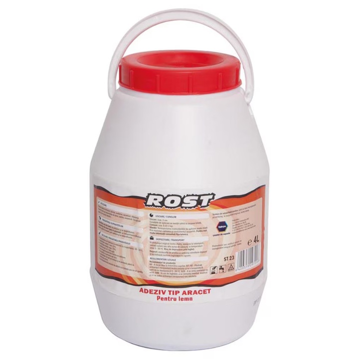 Adeziv aracet pentru lemn, alb, 4 L Rost