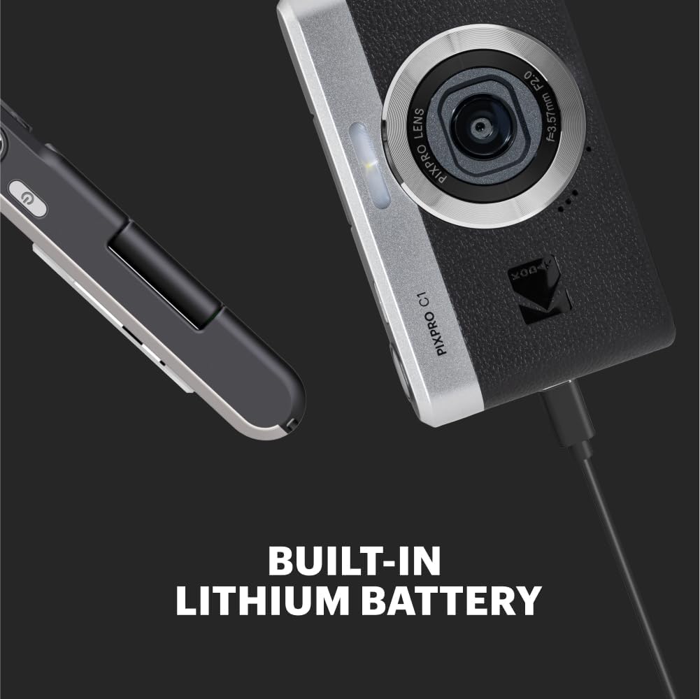 Pachet Aparat Foto KODAK PIXPRO C1 Retro Vlogging Camera – Full HD