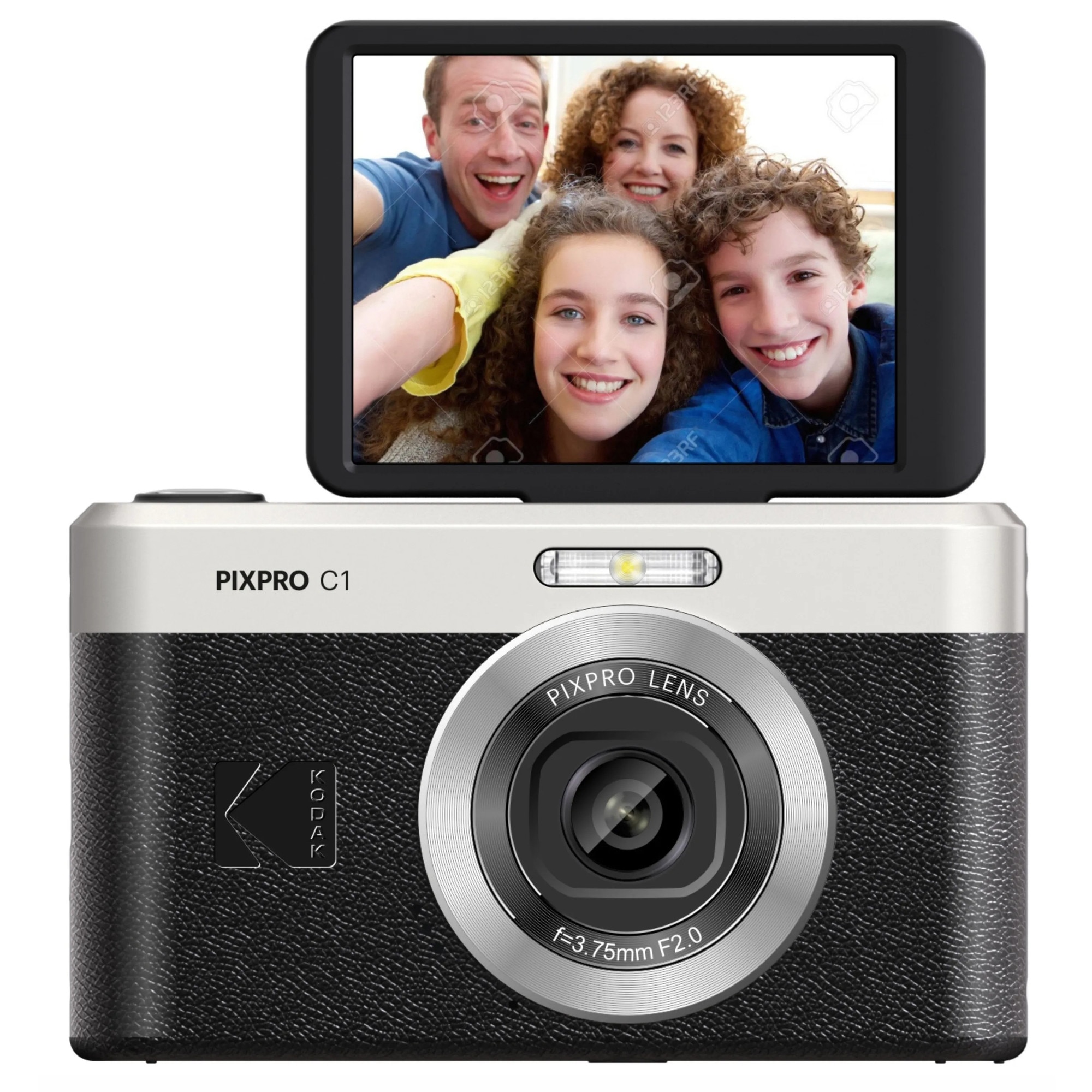 Pachet Aparat Foto KODAK PIXPRO C1 Retro Vlogging Camera – Full HD
