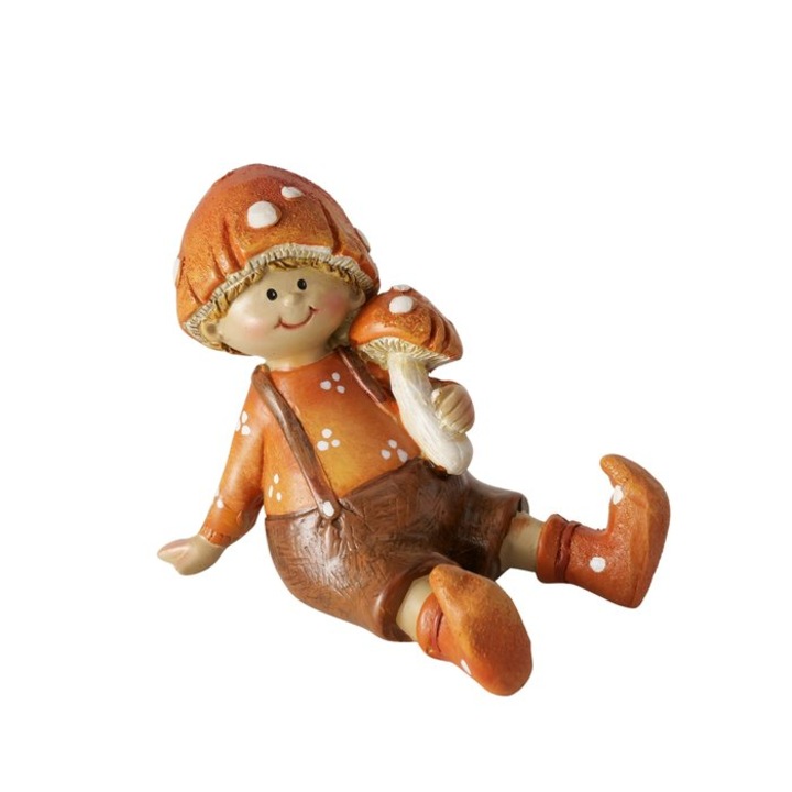 Gyermek-gomba figura, 6,5 cm