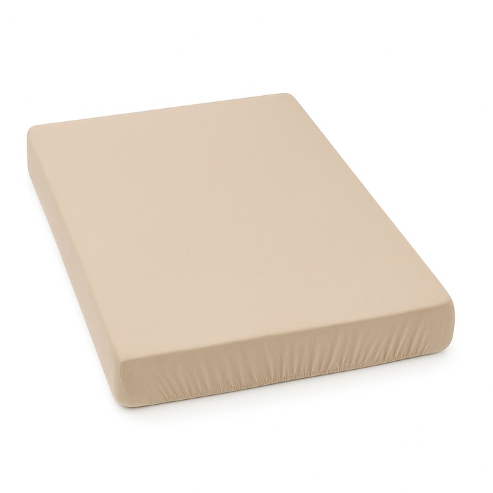 Cearșaf cu elastic Spalno Belio.bg Ușurință și confort, bej, 120/200 cm