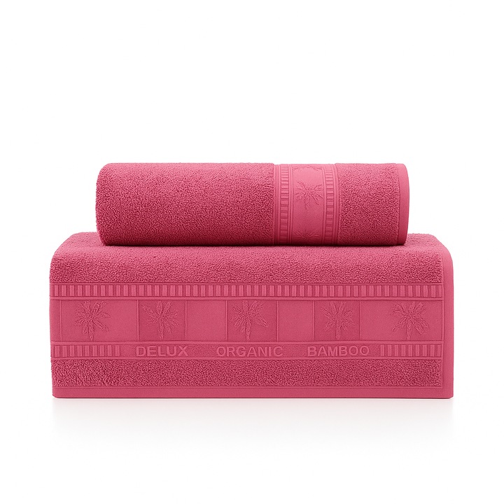 Prosop de bumbac Spalno Belio.bg Amurg roz, 50/90