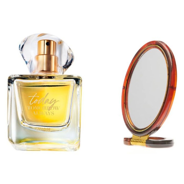 Set apa de parfum Today 50 ml si oglinda, AVON