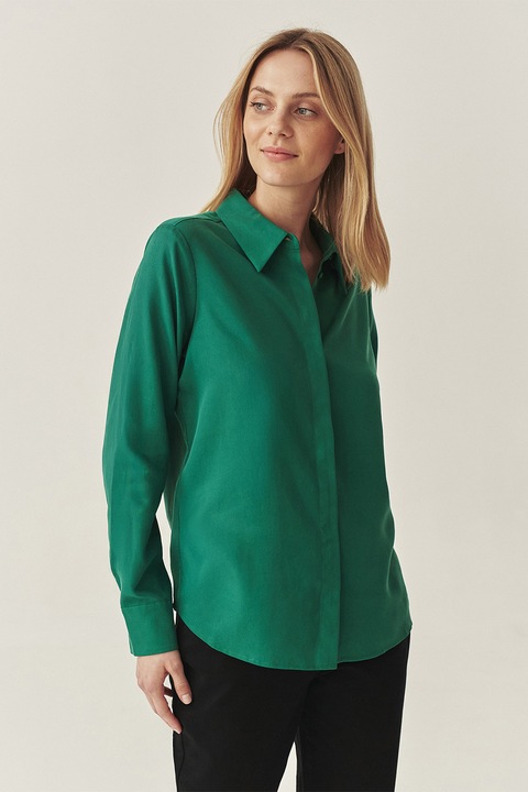 TATUUM, Camasa uni Nikali, Verde aquamarin