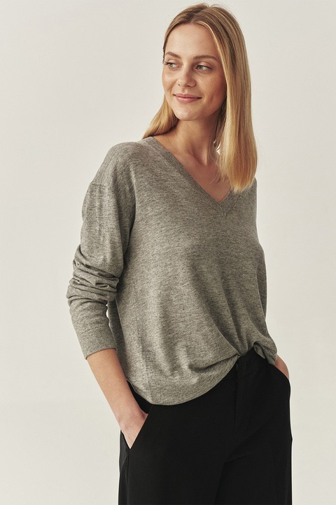 TATUUM, Pulover lejer din amestec de lana, Gri