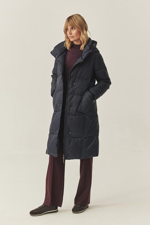 TATUUM, Geaca cu umplutura de puf si gluga, Gri antracit