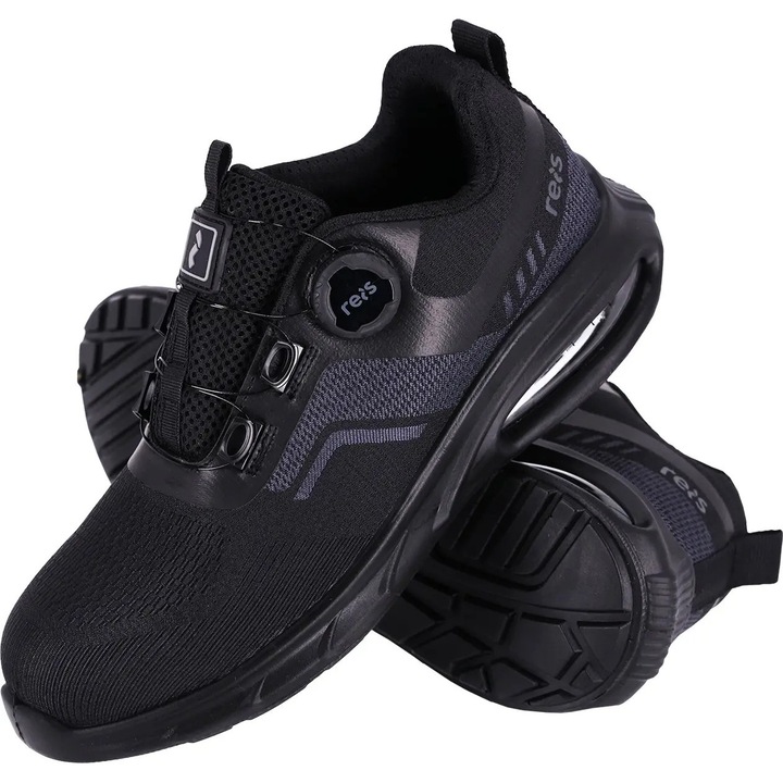Pantofi de lucru usori, Reis, S1 SR, insertie metalica din Kevlar, BRWING-P 40