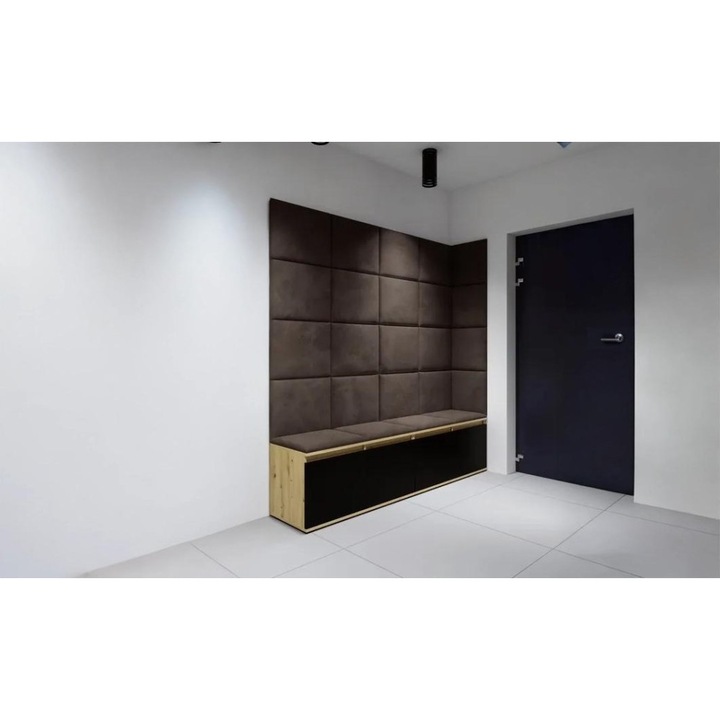 Cuier Hol Max 3 Culoare Maro inchis cu Artisan 100x170x40 cm