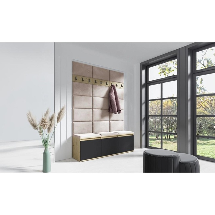 Cuier Hol Max 6 Culoare Bej cu Artisan 150x215x40 cm