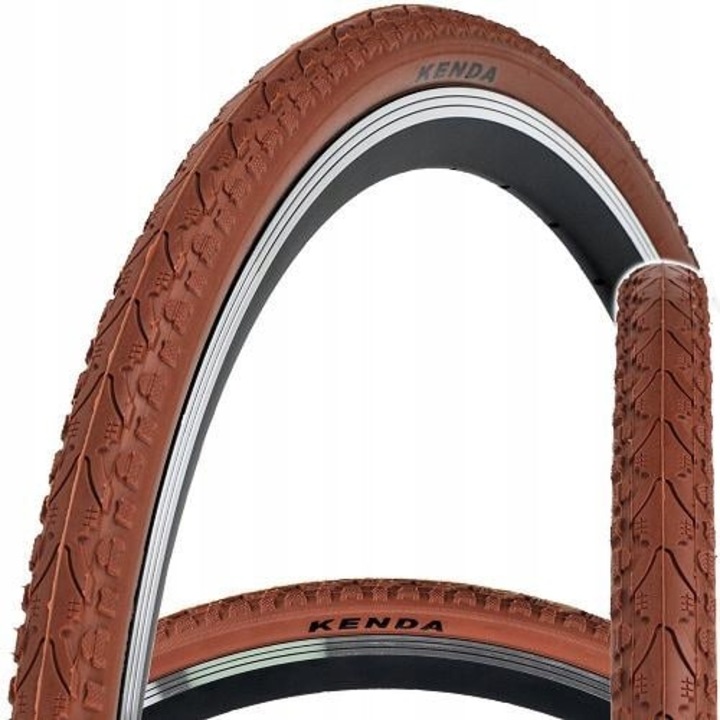 Anvelopa KENDA KHAN K935 28x1.75, 28x1-5/8 x 1-3/4, 700x45C, culoare maro