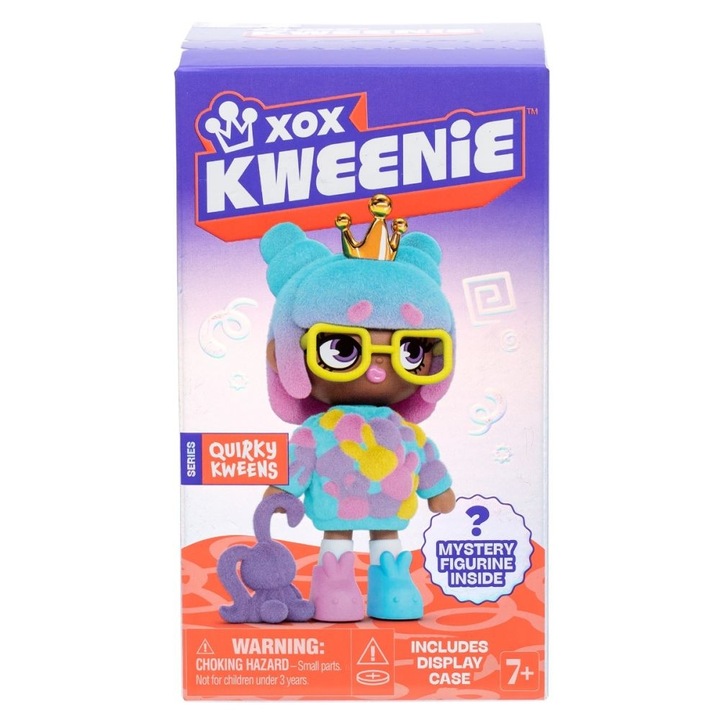 Figurina surpriza, XOX KWEENIE, Kweens Quirky, dimensiuni 8x8x14cm, pentru fete