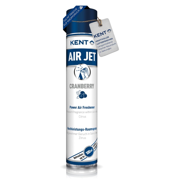 Kent Air Jet légfrissítő, aeroszol, semlegesíti a szagokat, 300ml