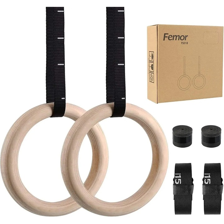 Inele Naturale din Lemn pentru Artizanat, Set de doua, pentru Macrame DIY, Fara Vopsea, Conectori Pandantiv, Diametru 28/32mm